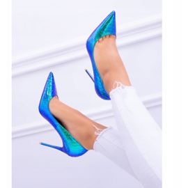 Naisten korkokengät Lu Boo Spitz Green Gasoline Glam monivärinen vihreä 2