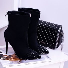 BUGO Mustat mokkanahkakengät Regio -kantapäässä 1