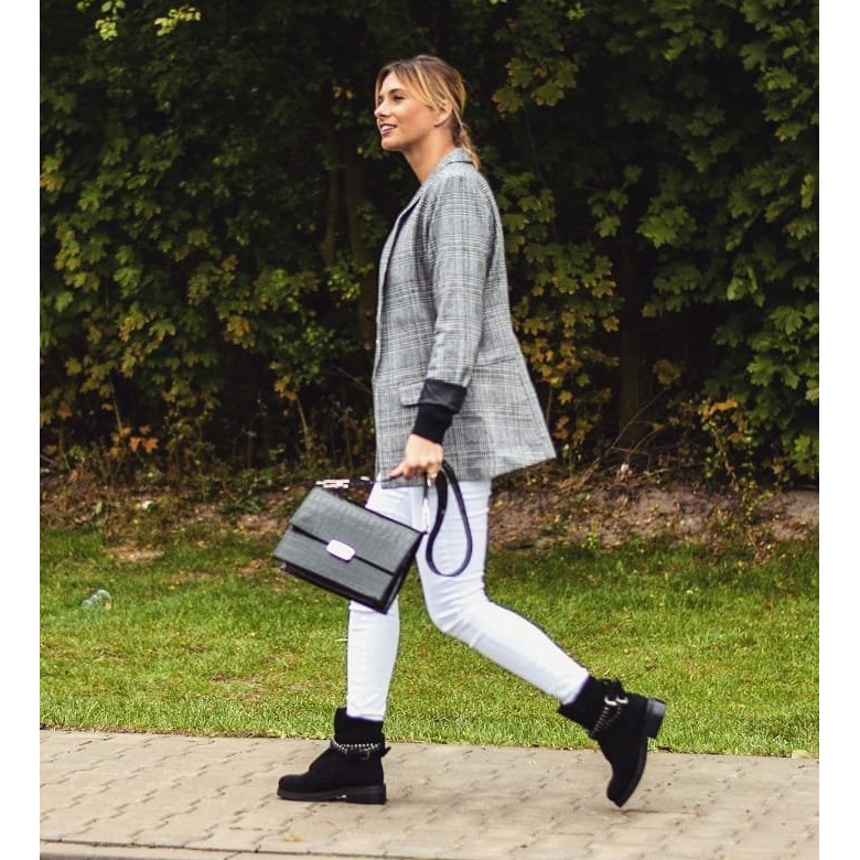 Lu Boo Mustat naisten saappaat Vetoketjulliset paljetit Rafell 2