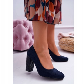 Naisten Avokkaat Sergio Leone PB200 Suede Navy Blue Selva tummansininen 1