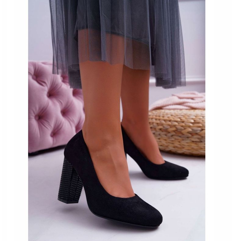 Naisten Avokkaat Sergio Leone PB200 Suede Black Selva musta 1