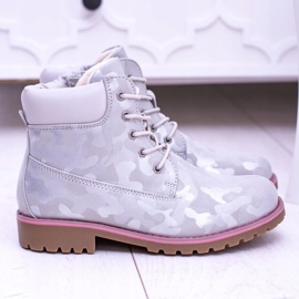 EVE Lasten harmaat lämpimät nuorten saappaat MoroStyle 2