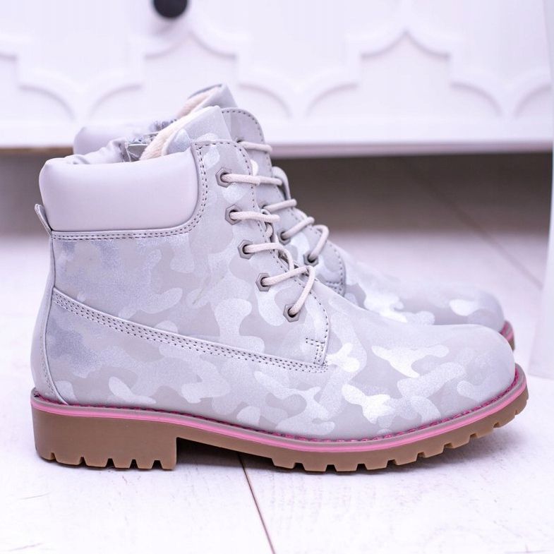 EVE Lasten harmaat lämpimät nuorten saappaat MoroStyle 2