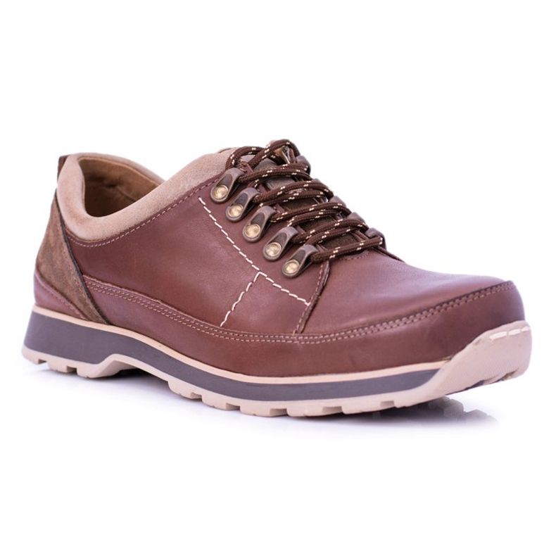 KOMODO Miesten Brogues Brown Outdoor Ivar ruskea 1