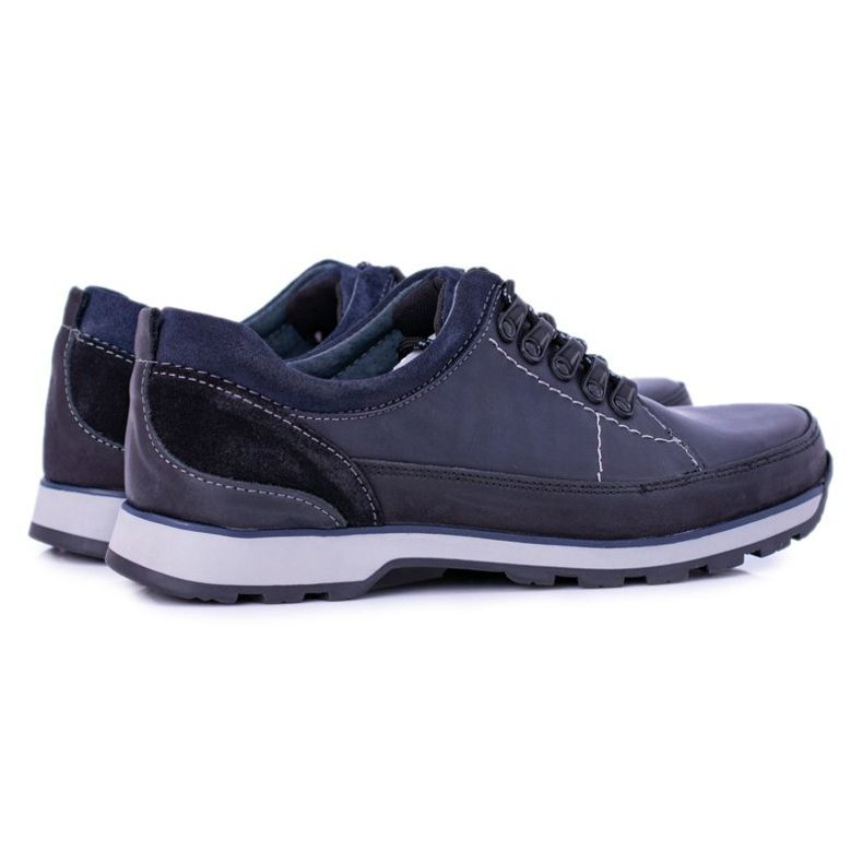KOMODO Miesten Brogues Navy Blue Outdoor Ivar2 tummansininen 1