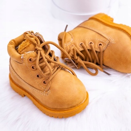 FRROCK Lasten lämpimät ansastajat Saappaat Camel Dexter ruskea 2