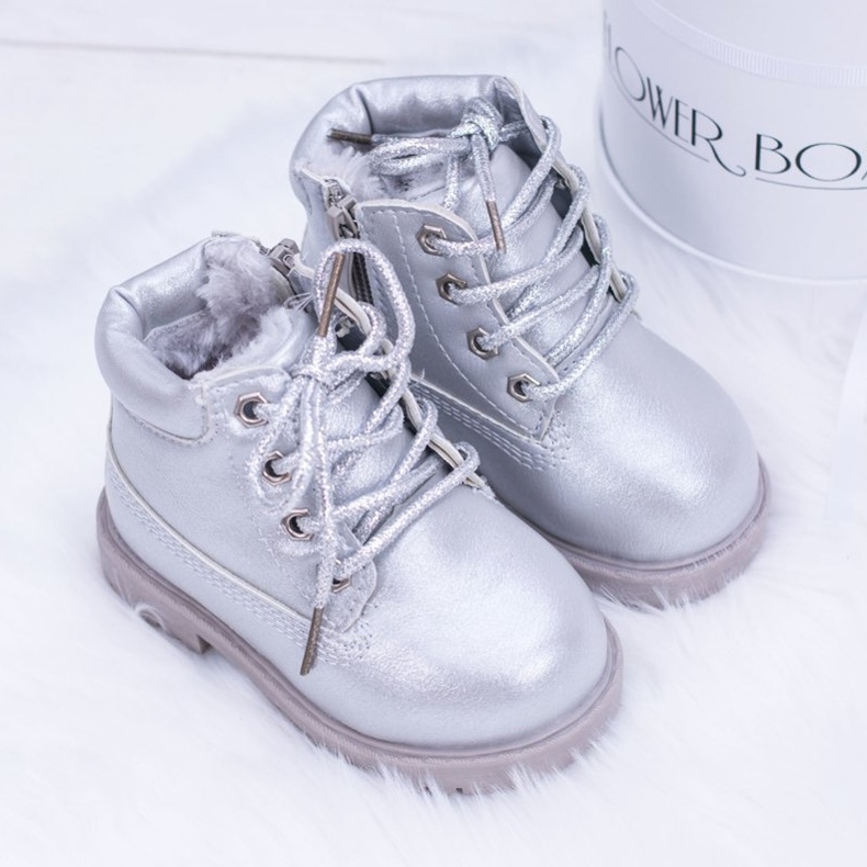 FRROCK Lasten hopeaeristetyt ankkurit Dexter -saappaat 2