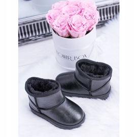 FRROCK Lämpimät mustat Scooby -lasten lumikengät 2