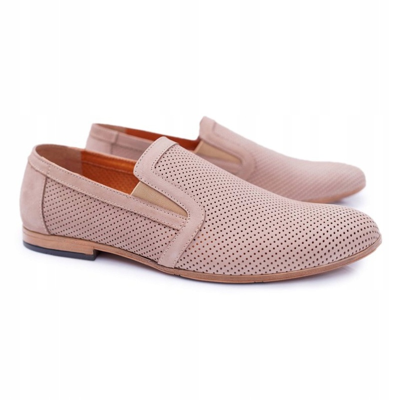 Beige Miesten Bednarek Munero Slip-On Loaferit 1