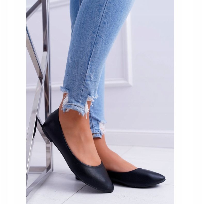 PS1 Klassiset naisten ballerinat Black Lumen musta 2