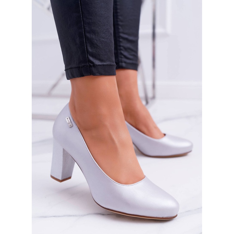 Naisten Avokkaat Sergio Leone PB130 Silver Pearl Amber harmaa 2