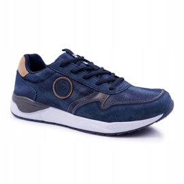 Miesten urheilukengät Big Star Navy Blue DD174312 tummansininen 1
