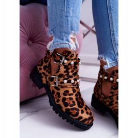 NFR Panther -saappaat, joissa on leikkaukset Cadenza ruskea 2