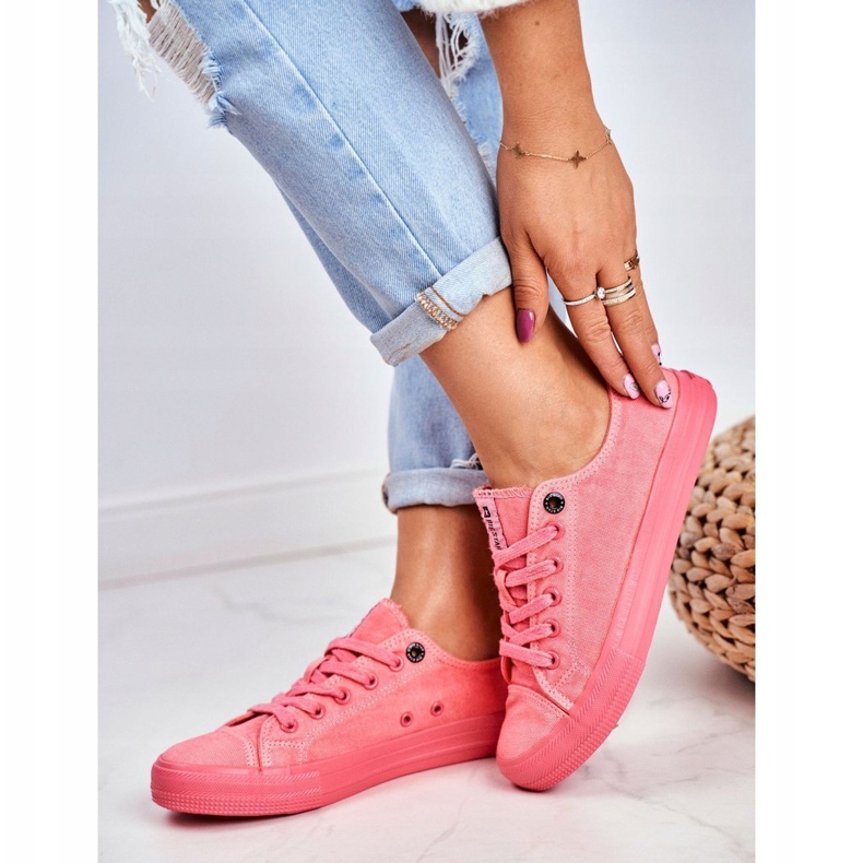 Naisten lenkkarit Big Star Pink DD274444 vaaleanpunainen 1