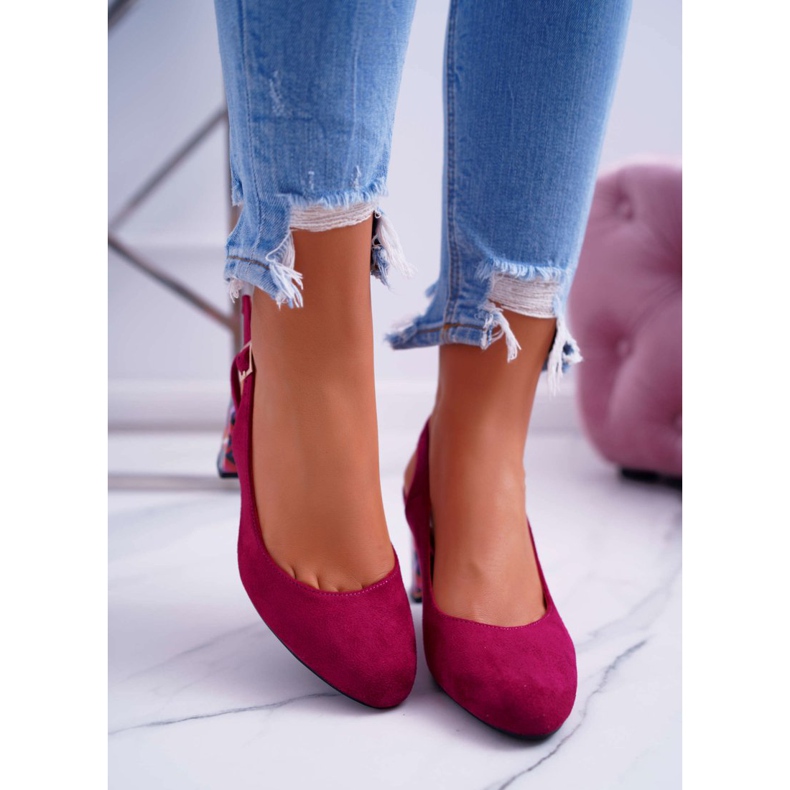 Naisten Avokkaat Kantapäässä Sergio Leone SK788 Fuchsia Lati vaaleanpunainen 2