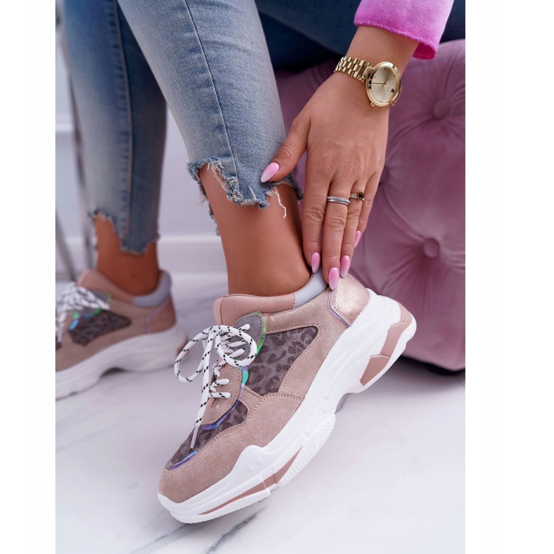 FC1 Naisten urheilukengät Korkea pohja Pinkki Cabana vaaleanpunainen 1