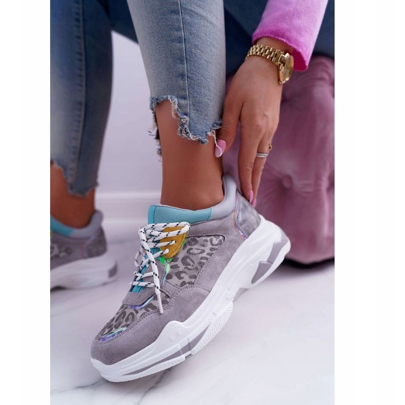 FC1 Naisten urheilukengät Korkea pohja Harmaa Cabana 1