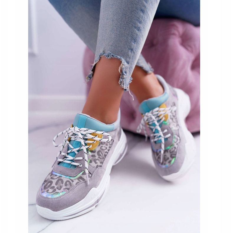 FC1 Naisten urheilukengät Korkea pohja Harmaa Cabana 2