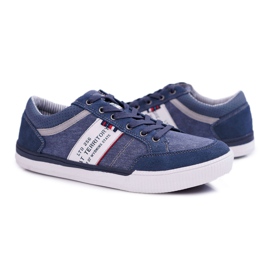 McBraun Miesten urheilukengät Federico Navy Blue tummansininen 1