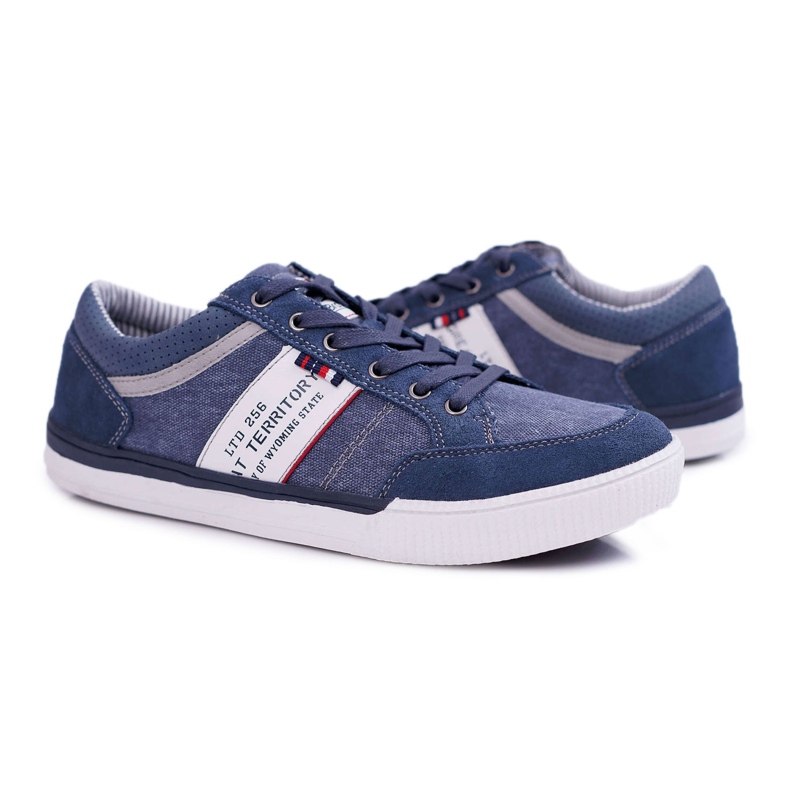 McBraun Miesten urheilukengät Federico Navy Blue tummansininen 1