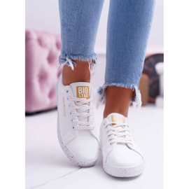 Naisten lenkkarit Big Star Red Star White AA274A007 valkoinen 2