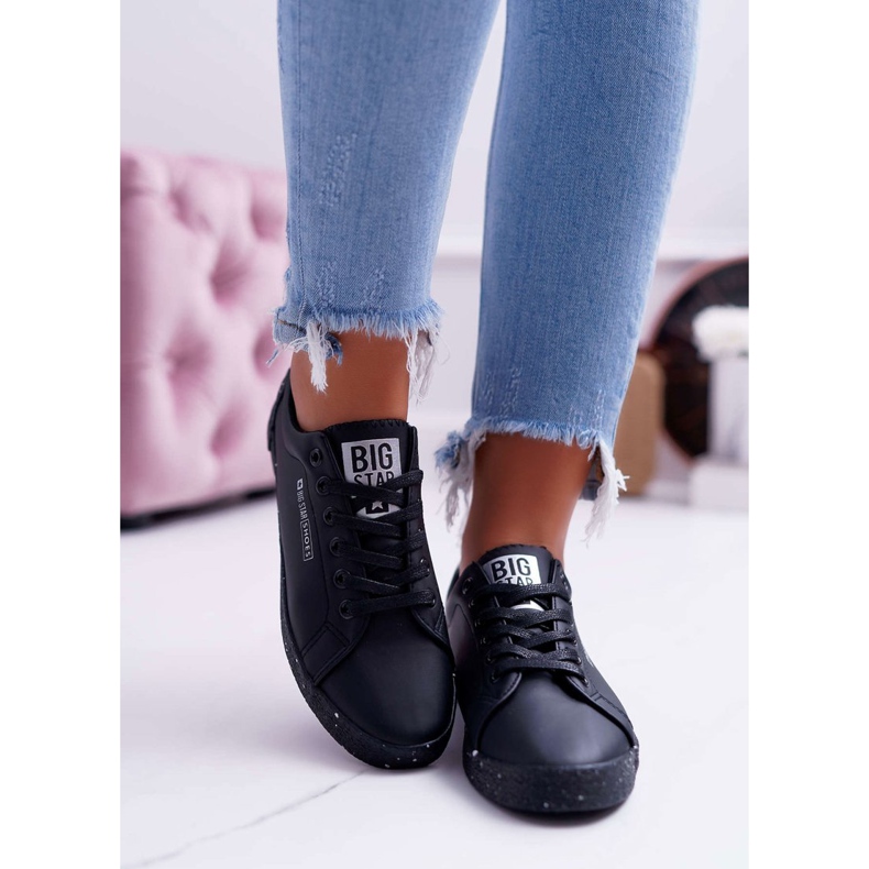 Naisten lenkkarit Big Star Grey Star Black AA274A008 musta 2