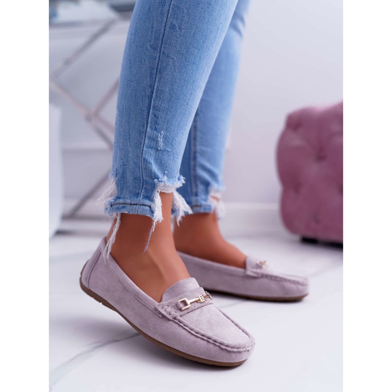 CON Naisten Loafers Light Eco-mokkanahka Lila Pink Think vaaleanpunainen 1