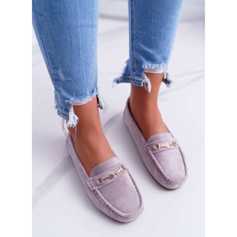CON Naisten Loafers Light Eco-mokkanahka Lila Pink Think vaaleanpunainen 2
