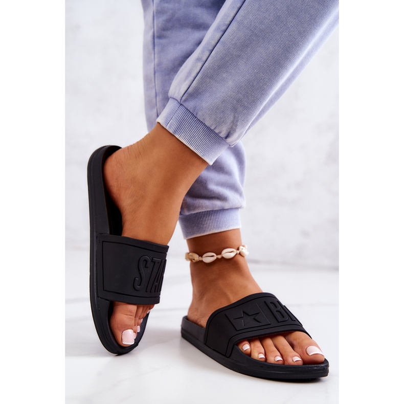 Naisten tossut Big Star Black DD274A271 musta 2