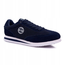 Miesten urheilukengät Big Star Navy Blue DD174087 tummansininen 1