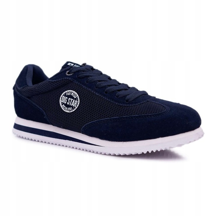 Miesten urheilukengät Big Star Navy Blue DD174087 tummansininen 1