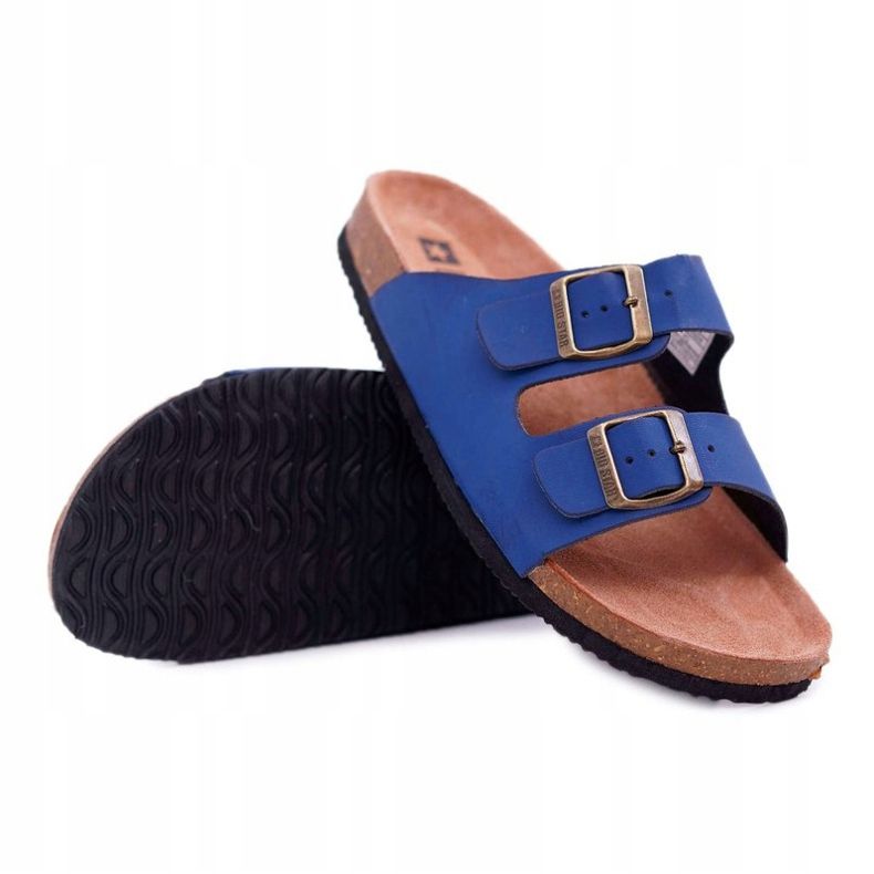 Miesten tossut soljilla Big Star Navy Blue DD174604 laivastonsininen 1