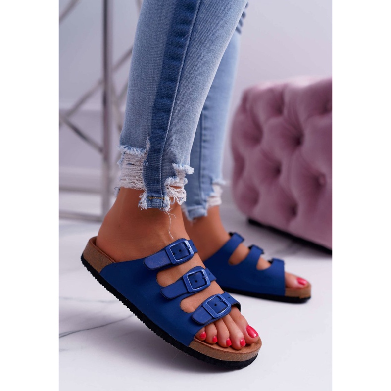 Naisten laivastonsininen tossut Big Star DD274140 1