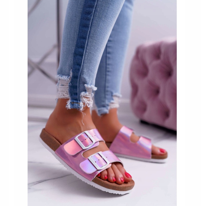 Naisten violetit tohvelit Big Star DD274136 violetti 1