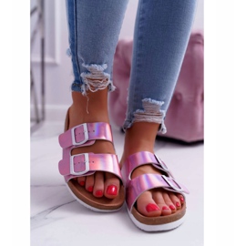 Naisten violetit tohvelit Big Star DD274136 violetti 2