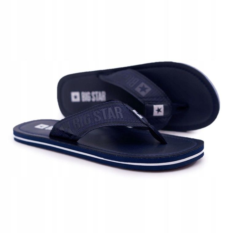 Miesten tossut Varvastossut Big Star Navy Blue DD174676 tummansininen 1