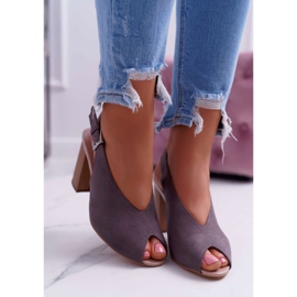 EVE Naisten sandaalit Mokkanahka Tummanharmaa Celian 2