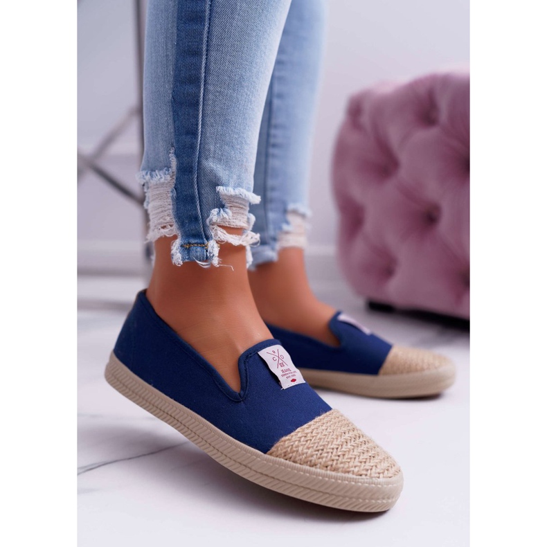 Cross Jeans Naisten Espadrilles Cross Farkut Laivastonsininen DD2R4046 1