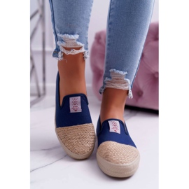 Cross Jeans Naisten Espadrilles Cross Farkut Laivastonsininen DD2R4046 tummansininen 2
