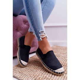 Cross Jeans Naisten Espadrilles Cross Farkut Musta DD2R4106 5