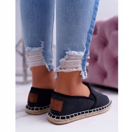 Cross Jeans Naisten Espadrilles Cross Farkut Musta DD2R4106 4