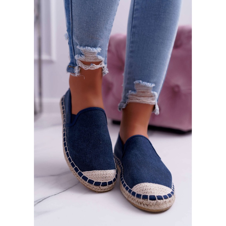 Cross Jeans Naisten Espadrilles Cross -farkut laivastonsininen DD2R4108 2