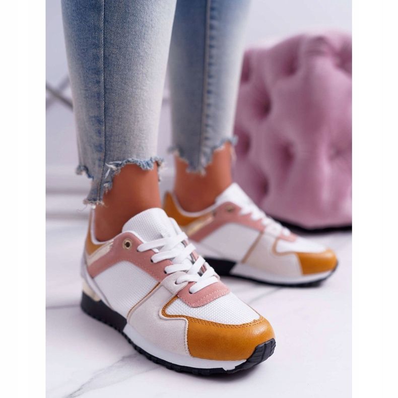 FJ1 Naisten urheilukengät keltainen Merido valkoinen monivärinen 1