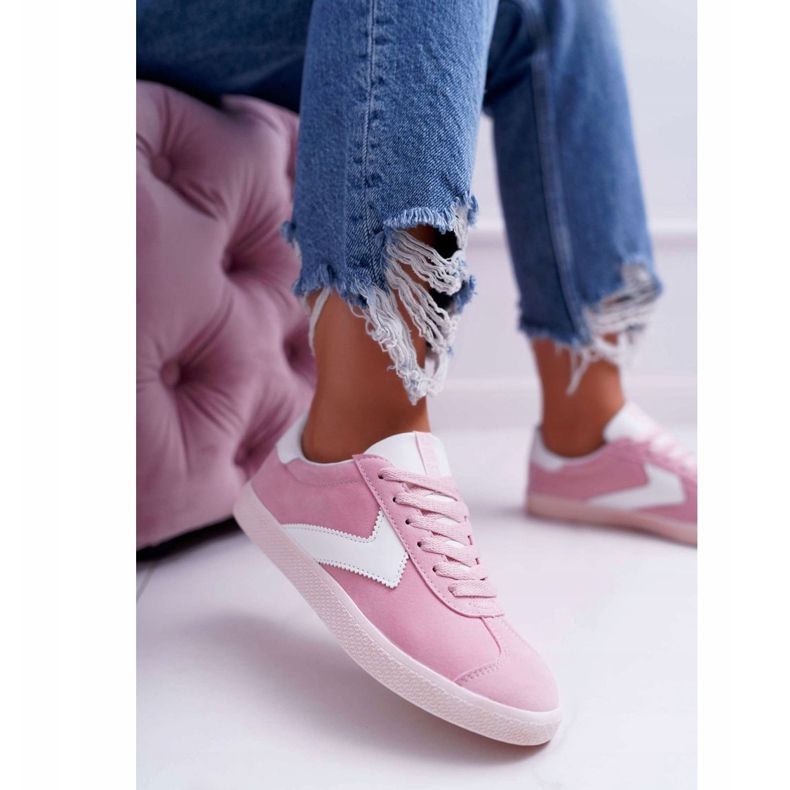 Naisten urheilukengät Big Star Pink DD274295 vaaleanpunainen 1