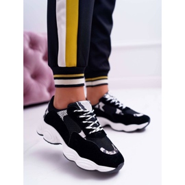 NFR Naisten urheilukengät Suede Black Snake Skin Lollipop musta harmaa 2