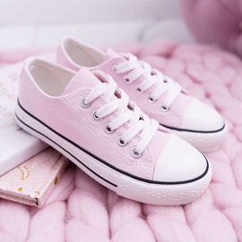 EVE Vaaleanpunaiset Filemon Youth Shoes Tennarit vaaleanpunainen 1