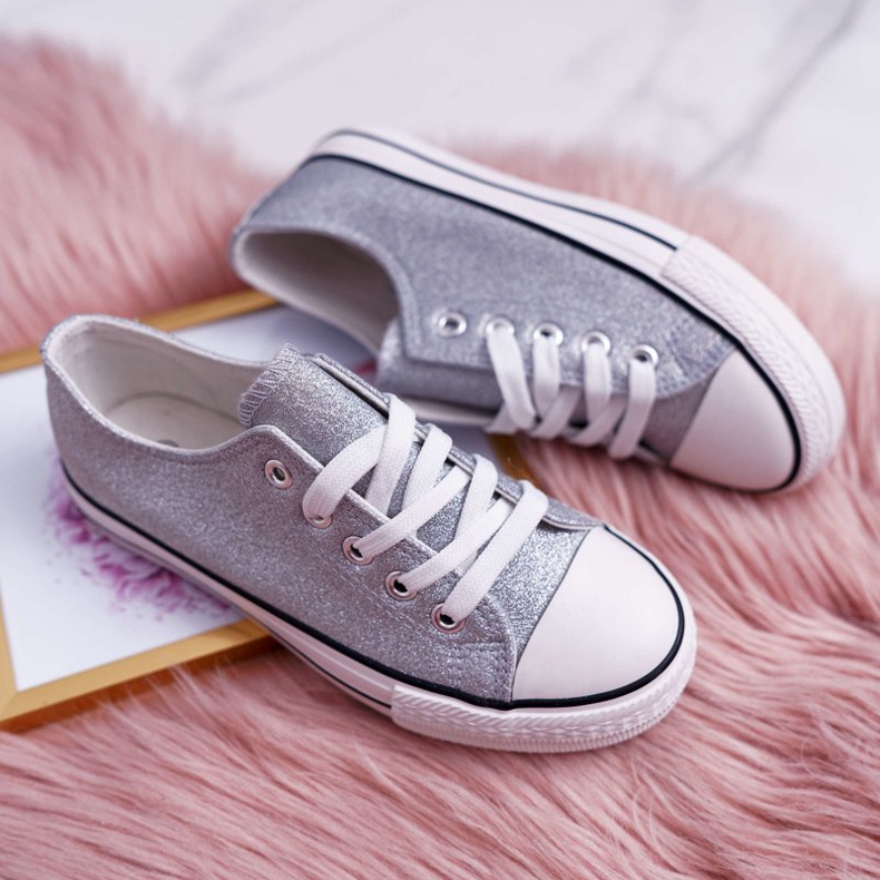 FRROCK Lasten lasten lenkkarit Brocade Silver Misty harmaa 2