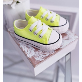 FRROCK Lasten lenkkarit Brocade Lime Neon Misty keltainen 1