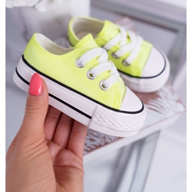 FRROCK Lasten lenkkarit Brocade Lime Neon Misty keltainen 3