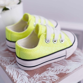 FRROCK Lasten lenkkarit Brocade Lime Neon Misty keltainen 2